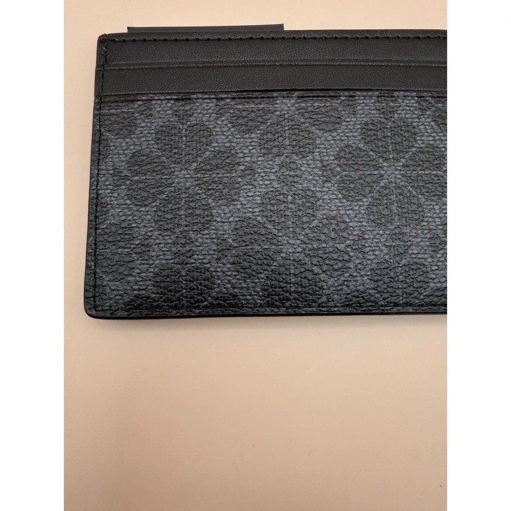 Kate Spade New York Spade Flower Slim Card Holder Black KN761‎ New